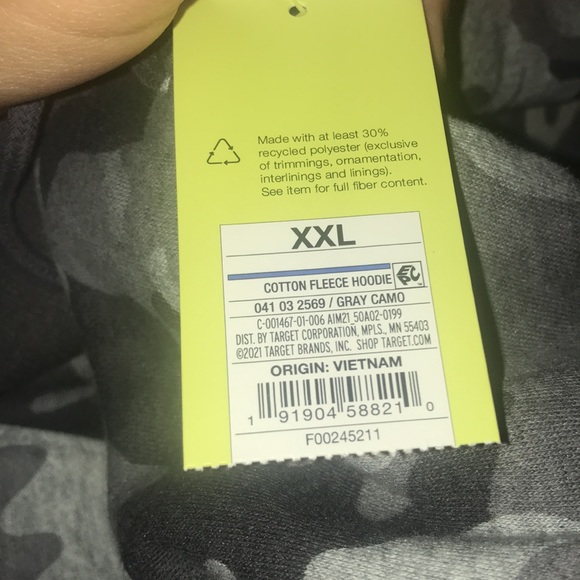 NEW PLUS SIZE All In Motion Mens Hoodie - Picture 5 of 5